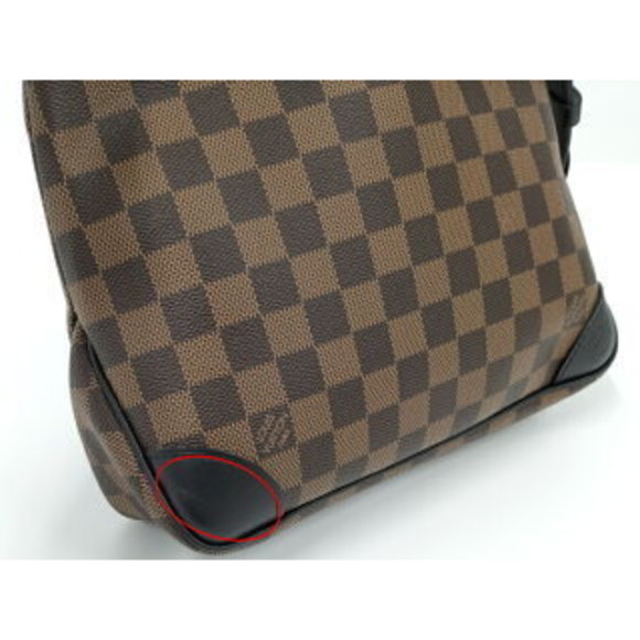 Louis Vuitton Odeon NM PM Damier Leather Shoulder Bag Ebene Brown - Picture 5 of 9